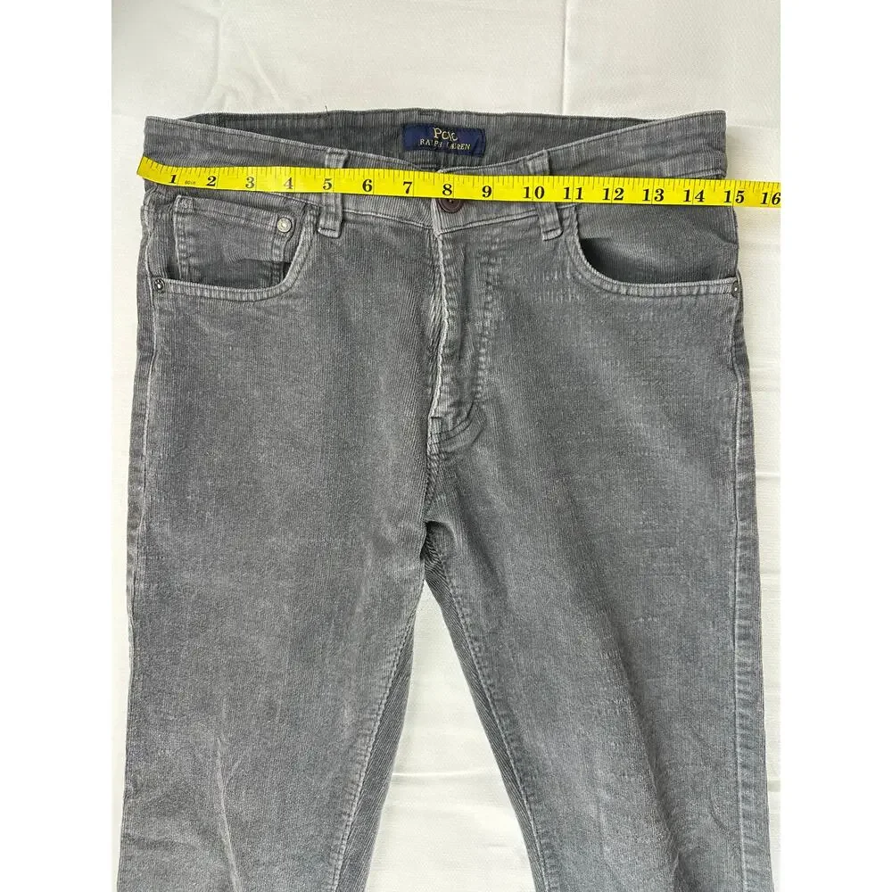 Ralph Lauren POLO Straight Corduroy Pants Mens Size 32 - Picture 4 of 8